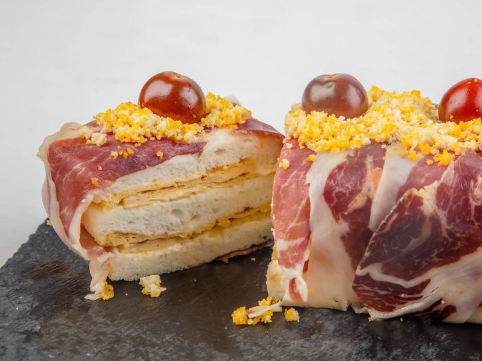 PASTEL FRIO DE JAMON SERRANO sin gluten